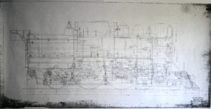CNJ Atlantic Class 4-4-2 Camelback blueprint